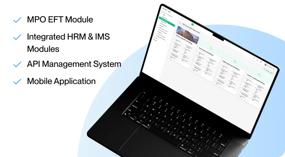 Design, Development & Upgradation of MPO EFT Module and Maintenance