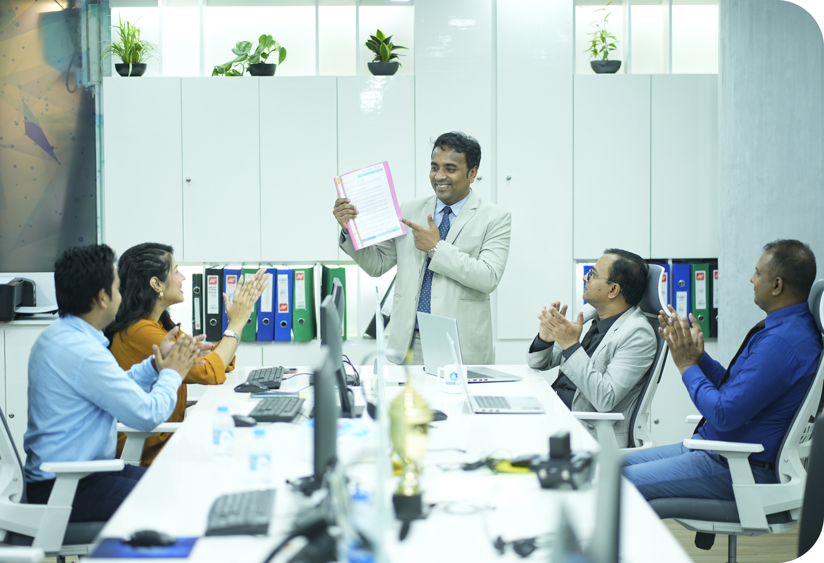 Technology consulting team discussion